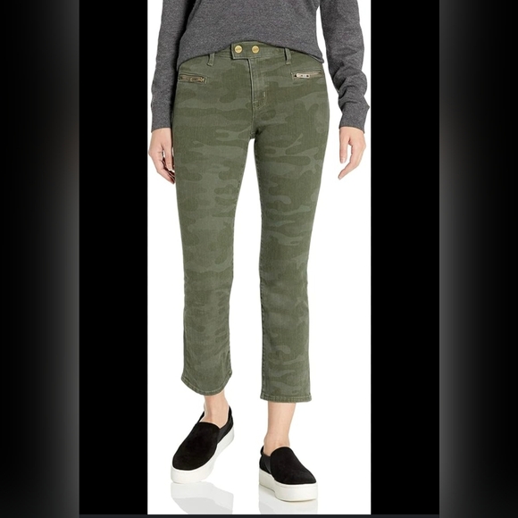Sanctuary DenimWomen's Sz 30Connector Kick Cropped Jean Camouflage Women's Pants - Picture 1 of 9